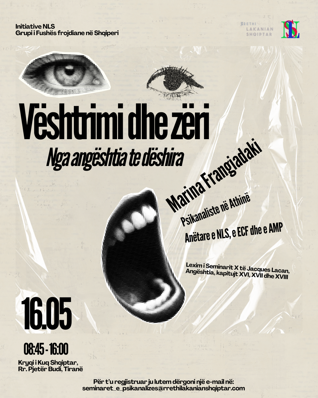 Seminari i psikanalizës 16 maj 2026